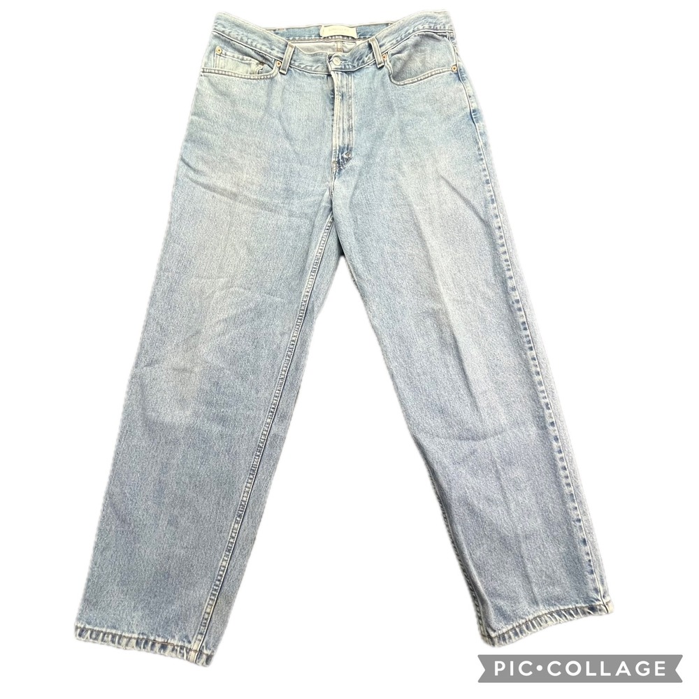 Levi's 560 Comfort Fit Light Wash Denim Jeans Men's W38 L30 Straight Leg Vintage